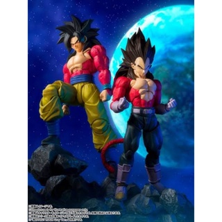 ☣️ NEW Son Gokou Goku &amp; Vegeta Super Saiyan 4 SHF S.H.FIGUARTS Figuarts Dragon Ball GT Bandai โกคู #EXO.Killer