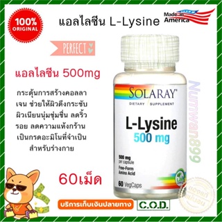 ภาพขนาดย่อของภาพหน้าปกสินค้าL-Lysine, บำรุงผิว Source Naturals, L-Lysine 1,000 mg 100 Tablets L Lysine แอลไลซีน, Solaray Llysine, จากร้าน numwan899 บน Shopee ภาพที่ 1