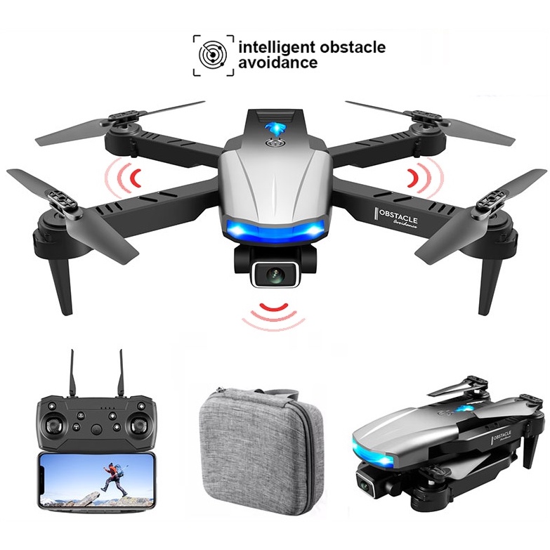 ภาพหน้าปกสินค้าโดรนS85 pro drones quadcopterโดรนถ่ายภาพทางอากาศ โดรนพกพา 1080P ถ่ายวีดีโอ กล้องชัด โดรนไร้สาย โดรนบังคับ
