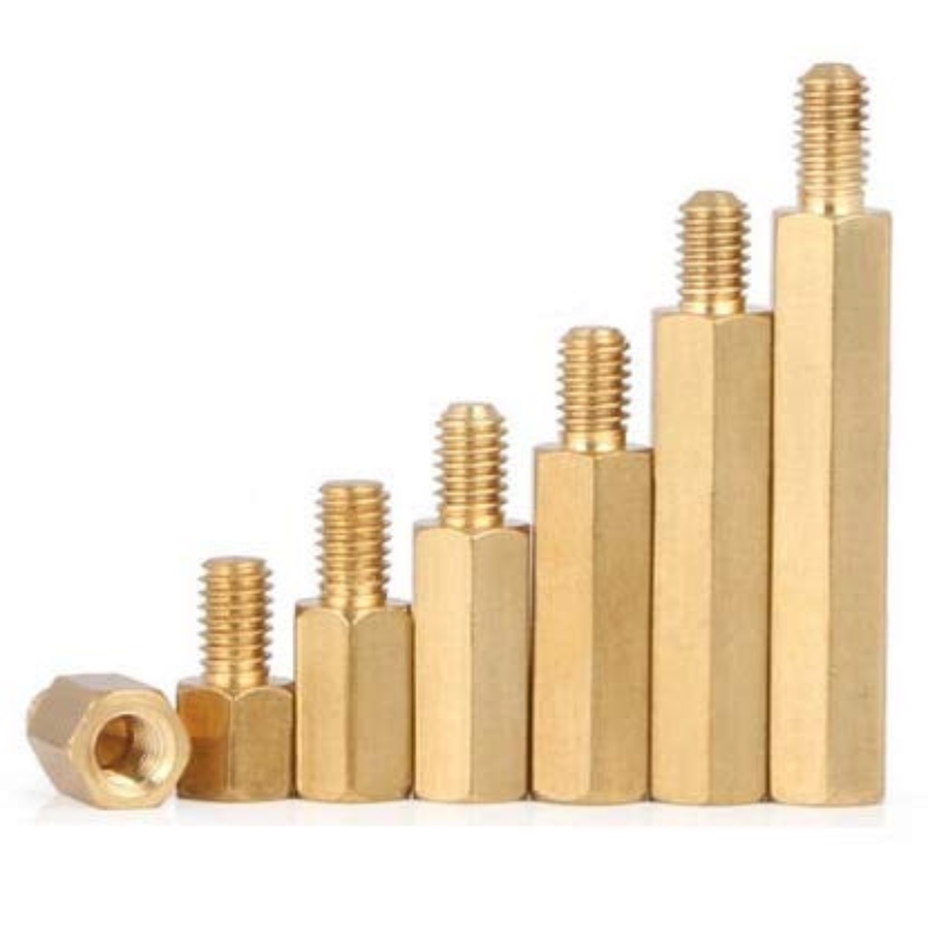 M3 M4 Brass PCB Spacer ผู้เมีย เสารอง PCB ทองเหลือง 20 ตัว Shopee