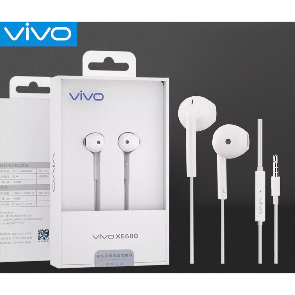 หูฟังของแท้vivo-หูฟัง-in-ear-headphones-hi-fi-รุ่น-xe680-ใช้ได้หลายรุ่น-ที่รูหูฟังเป็นแบบกลม-หูฟังของแท้100