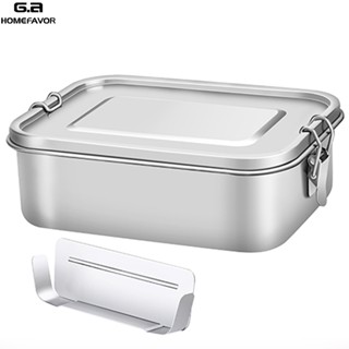 Lunch Container Stainless Steel Bento Food Container G.a HOMEFAVOR Snack Storage Box For Kids Women Men