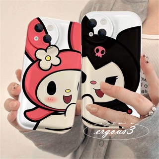 เคสโทรศัพท์มือถือ ลายการ์ตูน Kuromi And Melody น่ารัก สําหรับ Cho Vivo Y02 Y16 Y22 Y35 Y12S Y12A Y15A Y15S Y20 Y20s Y20i Y17 Y15 Y12 Y21A Y33s Y21T V23e V21e Y20sG Y11 Y50 Y30i Y75 V20Pro