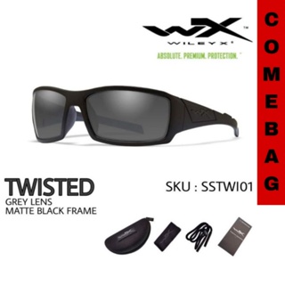 แว่นตา WileyX ของแท้ รุ่น TWISTED แว่นตากันสะเก็ด แบบกรอบเต็ม ใส่เลนส์กีฬาหรือกิจกรรมกลางแจ้ง