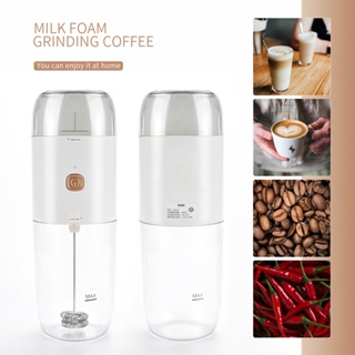 Coffee Grinder Whisk Multi-function Charge Cooking Whisk Milk Foam Machine Egg Beater Kitchen Tools Items Gadgets Milk F