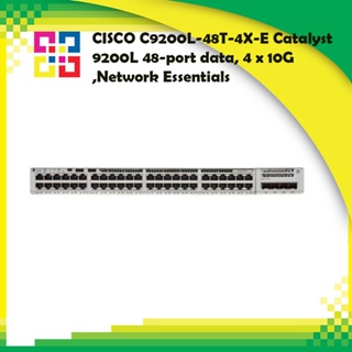 CISCO C9200L-48T-4X-E Catalyst 9200L 48-port data, 4 x 10G ,Network Essentials