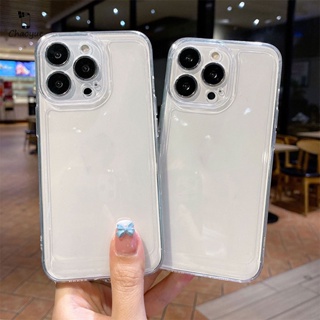 TPU เคสโทรศัพท์ กันกระแทก โปร่งใส iPhone 15 Ultra 14 13 12 Mini 11 Pro X Xs Max Xr 8 7 Plus SE 2020 2022 2023 4G 5G