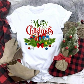 Mashoo  Merry Christmas Lovely Time Winter Season Short Sleeve Tee Womens Print Top Happy New Year Woman e T Cloth xmas