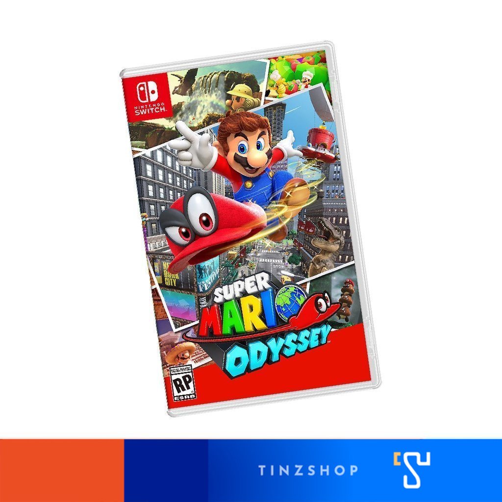 ภาพหน้าปกสินค้าNintendo Switch Game Super Mario Odyssey Zone Asia English เกมนินเทนโด้ เกมมาริโอ้ โอดิซซี่ จากร้าน tinzshop บน Shopee