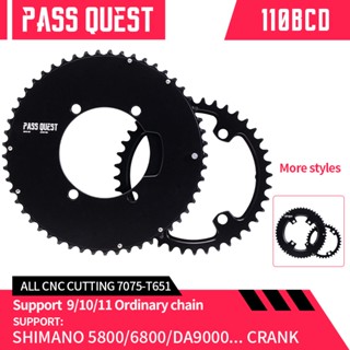 ใบจาน จักรยานเสือหมอบ 2x magene pes p505 Xcadey power meter crank Shimano 105 5800 Ultegra 6800 tiagra 4700 DA9000 AERO 9-11 ความเร็ว 46-33T 48-35T 50-34T 52-36T 53-39T 54-40T