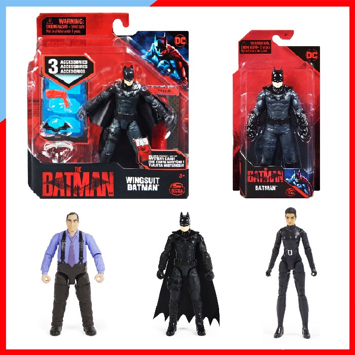 ภาพหน้าปกสินค้าทักแชทลดเพิ่ม The Batman Movie แบทแมน 4 Figure ของเล่น ตุ๊กตา โมเดล ฟิกเกอร์ ของเล่นแบทแมน จากร้าน seiyashop บน Shopee