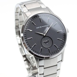 (ผ่อน0%) นาฬิกาชาย Emporio Armani Mens 3-Hand Classic Watch with Quartz Movement AR11118 หน้าปัดกลม 43 มม. สแตนเลส