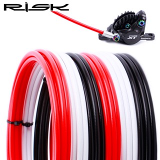 Risk RC112 Pro อะแดปเตอร์ท่อน้ํามันเบรกไฮดรอลิค ไนล่อนถัก ระบบ M355 BH59 5 มม. สําหรับรถจักรยานเสือภูเขา