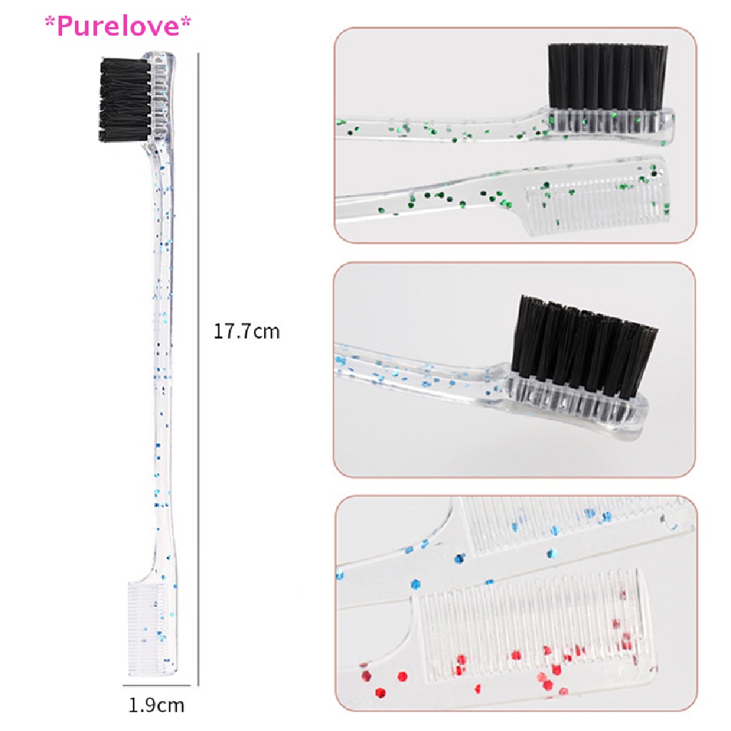 purelove-gt-double-sided-edge-control-hair-comb-hair-styling-eyebrow-comb-new