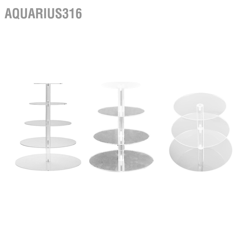 baquarius316-ชั้นวางคัพเค้ก-อะคริลิคใส-ทรงกลม-ความเสถียรสูง-สําหรับตั้งโชว์-เสิร์ฟ-ปาร์ตี้