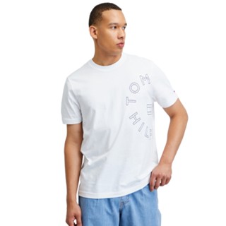 Tommy Hilfiger เสื้อยืดผู้ชาย รุ่น MW0MW25614 YBR - สีขาว