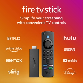 Fire TV Stick with Alexa Voice Remote, 3rd Gen, HD streaming device, streaming media player USA Imported 100% Authentic