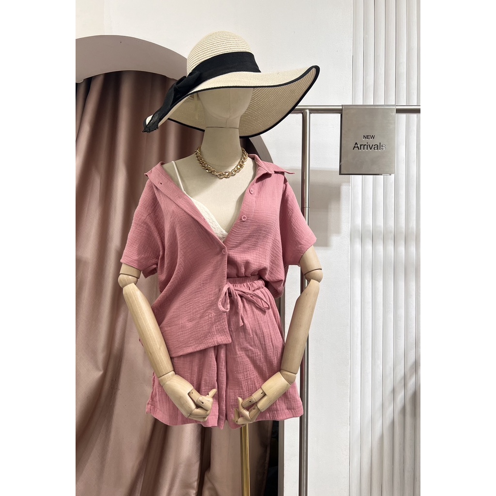 ภาพสินค้าB082 NEW ARRIVALS เซตรุ่นใหม่เสื้อเชิ้ตผ้านุ่มฟูมาก สีคือจึ้งสุด ทรงoversiz จากร้าน mmay4666 บน Shopee ภาพที่ 5