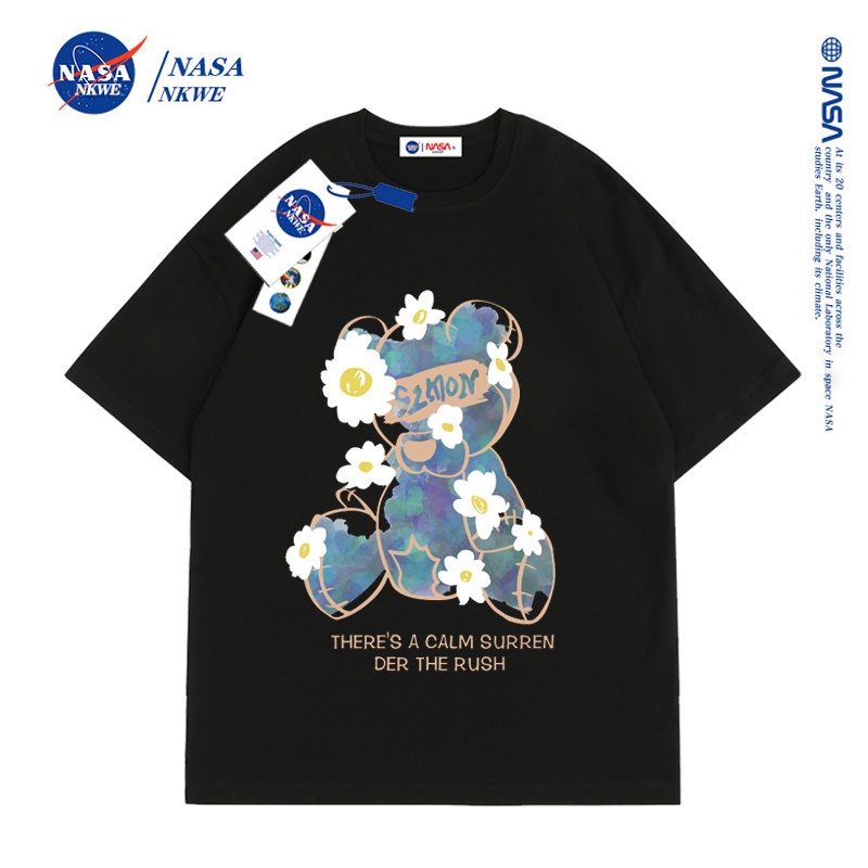 2023-เสื้อยืดแขนสั้น-ผ้าฝ้าย-พิมพ์ลายการ์ตูน-nasa-ทรงหลวม-ขนาดใหญ่-สําหรับผู้ชายและผู้หญิง-30