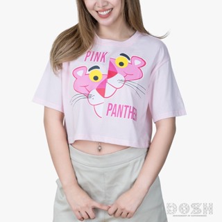 DOSH WOMENS CROPPED TOPS PINK PANTHER เสื้อยืดทรงครอปสั้น ผู้หญิง 9DPPWT1011-PI