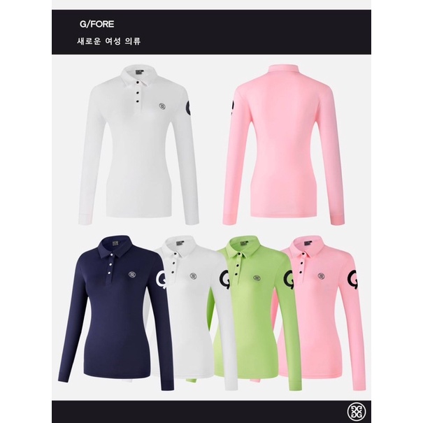 เสื้อแขนยาวกอล์ฟของผู้หญิง-ladies-golf-shirts-new-arrival-premium-ladies-long-sleeve-golf-shirts-new-collection-2022-23