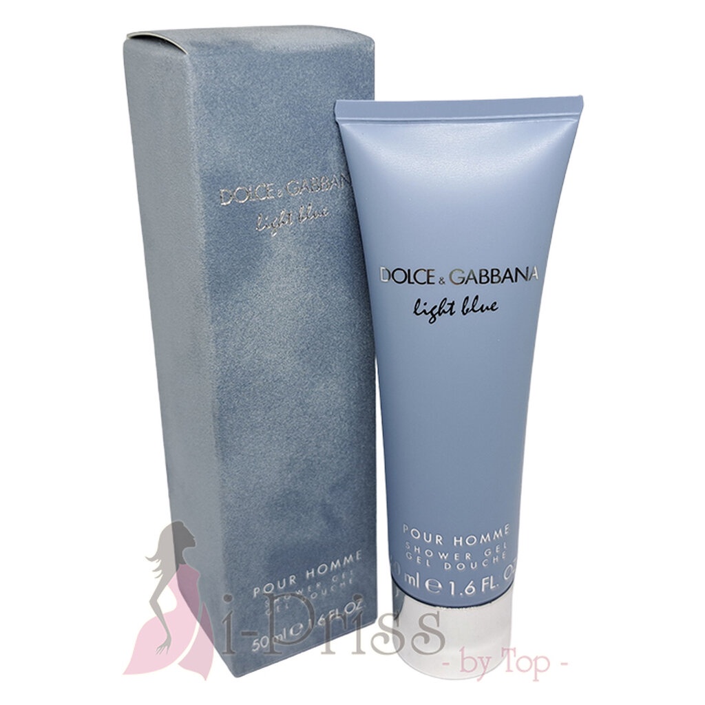 DOLCE & GABBANA Light Blue Pour Homme shower gel 50 ml. Shopee Thailand