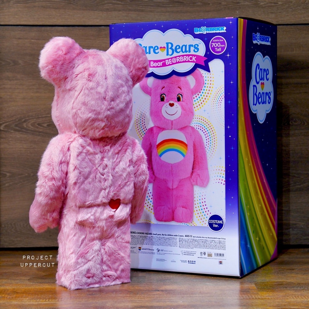 Bearbrick x Care Bears Cheer Bear Costume Ver. 1000% Pink - US
