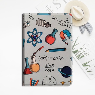 math equation มีที่ใส่ปากกา เคส 10.2 gen 7/8/9 เคสไอแพด air 1/2/3/4/5 mini6 เคสซิลิโคน 2022 10.9 gen10 pro 11 case