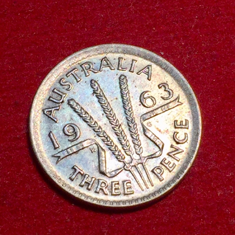 เหรียญออสเตรเลีย-3-pence-ปี-1963-เนื้อเงิน