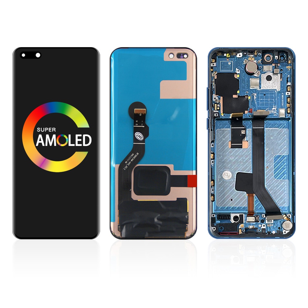 6-58-amp-39-amp-39ของแท้-อะไหล่หน้าจอสัมผัสดิจิทัล-lcd-พร้อมกรอบ-แบบเปลี่ยน-สําหรับ-huawei-p40-pro-huawei-p40pro-els-nx9