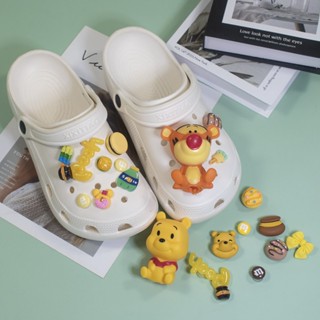 ชุดตุ๊กตาการ์ตูน Crocs Jibbitz DIY สําหรับตกแต่งรองเท้า