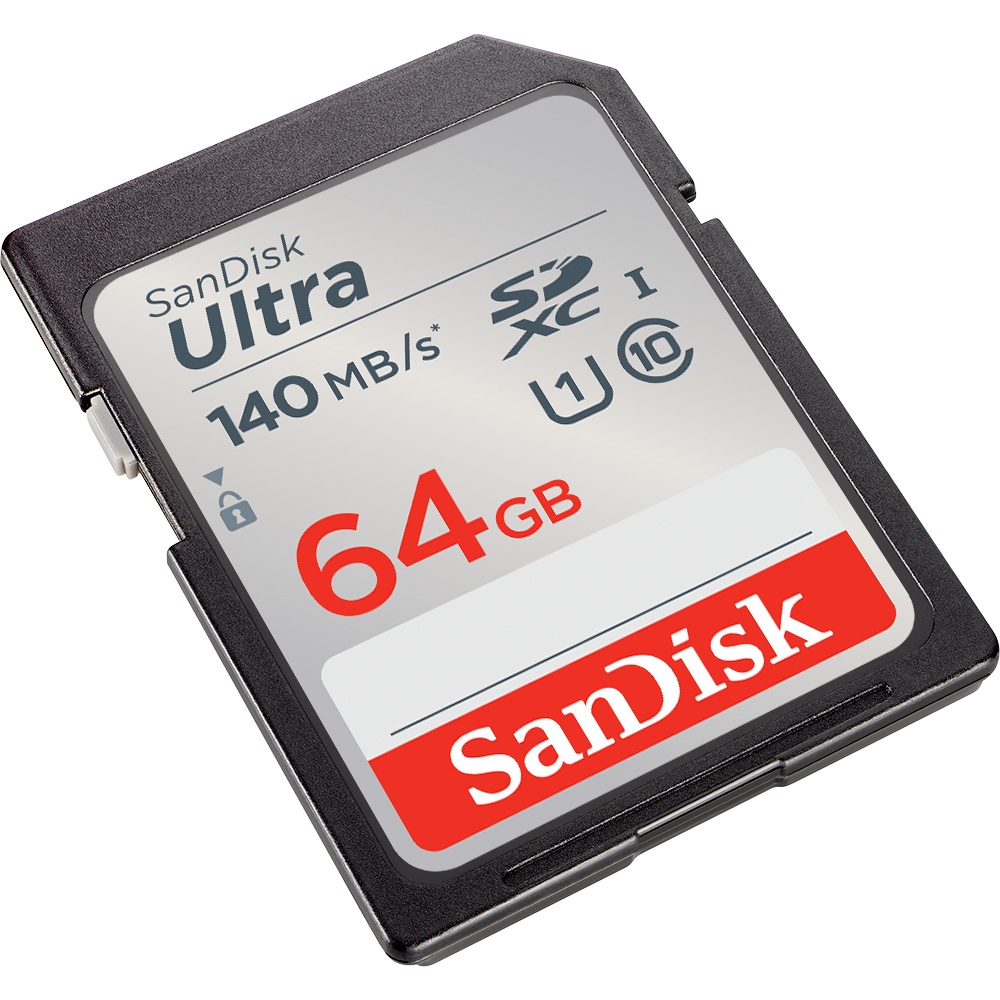 ภาพสินค้าSanDisk Ultra SD Card 64GB Class 10 Speed 140MB/s (SDSDUNB-064G-GN6IN, SD Card) จากร้าน sandisk_thailand_officialshop บน Shopee ภาพที่ 2