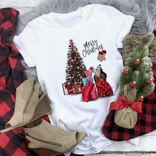 Merry Christmas Tshirt Fashion Women T-Shirt Warm Wishes New Year Tee Shirt Xmas Tumblr Graphic T Shirt Female Tees Cami