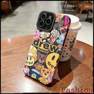 drew house Compatible For iPhone เคสไอโฟน11 14 13 12 Pro max เคส for iPhone X XR Xs Max 8 7 Plus SE 2020 เคส ไอโฟน14promax เคสi13 14 plus case i7พสัส 8พสัส cases 12 caseiPhone11 Pro max