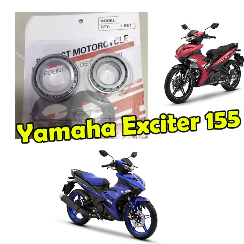 ลูกปืนคอ-yamaha-exciter-ถ้วยคอลูกปืน-yamaha-exciter-ชุดถ้วยคอลูกปืนมอไซค์แต่ง-สำหรับ-exciter155-ตรงรุ่น-ถ้วยคอลูกปืน-บนล