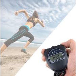 LCD Digital Chronograph Sports Stopwatch นาฬิกาจับเวลาดิจิตอล กันน้ำ