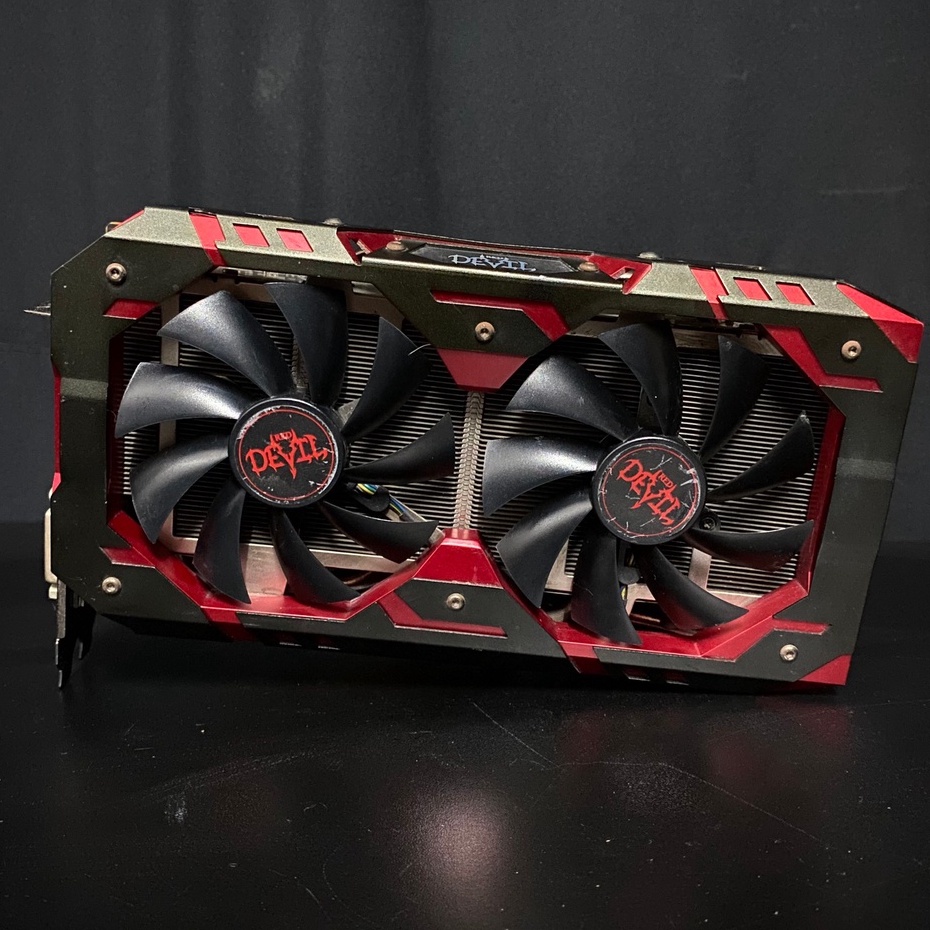 การ์ดจอ VGA POWERCOLOR RX 580 RED DEVIE 8GB GDDR5 สินค้ามือสอง MAXCOM ...