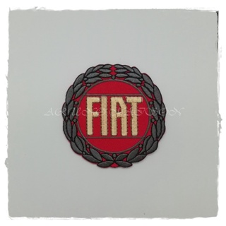 Fiat ตัวรีดติดเสื้อ อาร์มรีด อาร์มปัก ตกแต่งเสื้อผ้า หมวก กระเป๋า แจ๊คเก็ต ยีนส์ Embroidered Iron on Patch  DIY