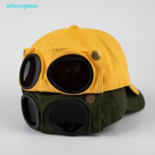 Abongsea หมวกเบสบอล หมวกแก๊ป แว่นตากันแดด ฤดูร้อน สําหรับผู้หญิง ผู้ชาย