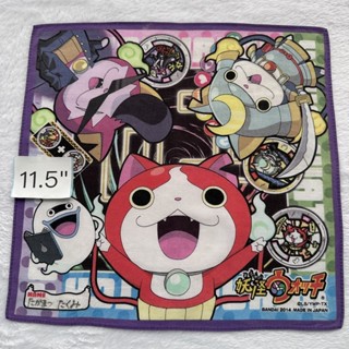 Yokai watch ผ้าเช็ดหน้าการ์ตูน