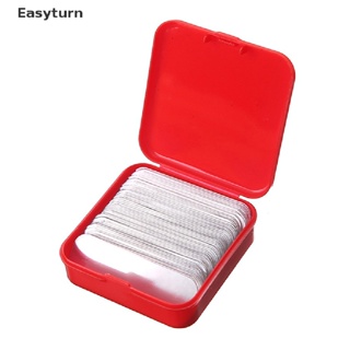 Easyturn สติกเกอร์ใส แบบสองด้าน ไม่ติดรอย สําหรับติดตกแต่ง 60 ชิ้น ต่อกล่อง