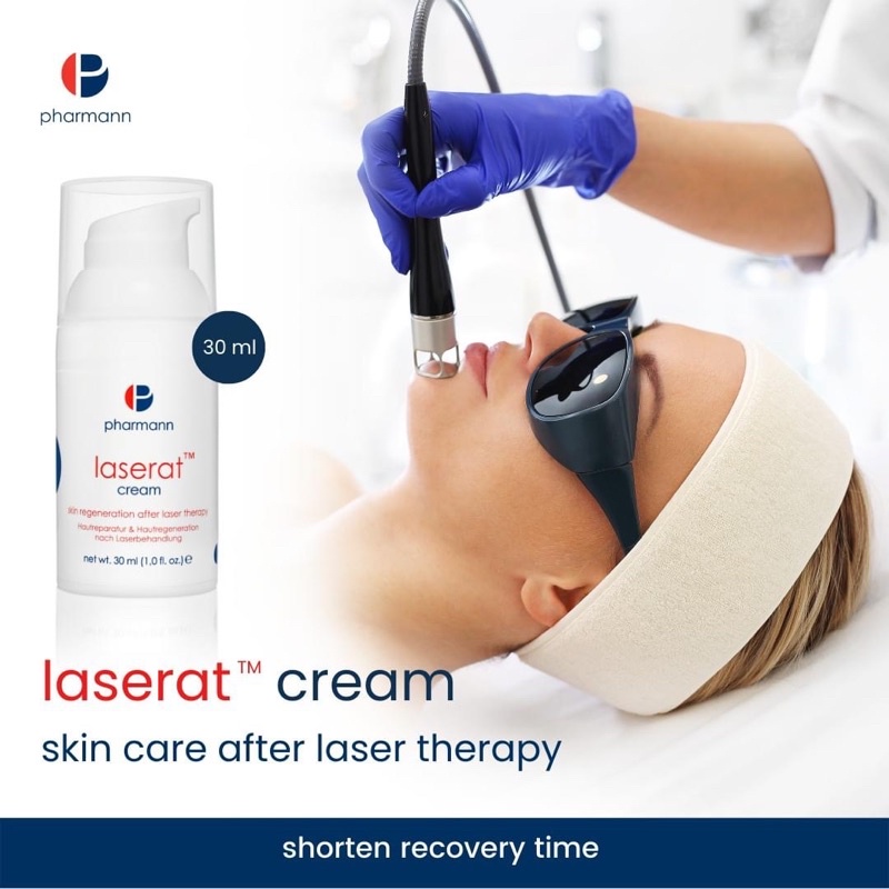 laserat-cream-pharmann-ครีมปลอบปลอมผิวหลังเลเซอร์-30ml