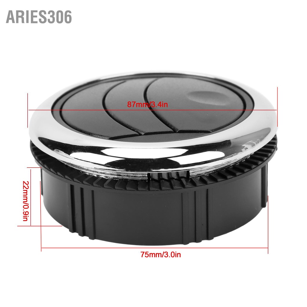 aries306-ลูกบิดช่องแอร์รถยนต์-ทรงกลม-แบบเปลี่ยน-สําหรับ-rvs-buses-boats