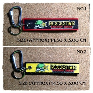 พวงกุญแจผ้า รถยนต์ รถกระบะ รถมอเตอร์ไซต์ Rockstar Energy Drink