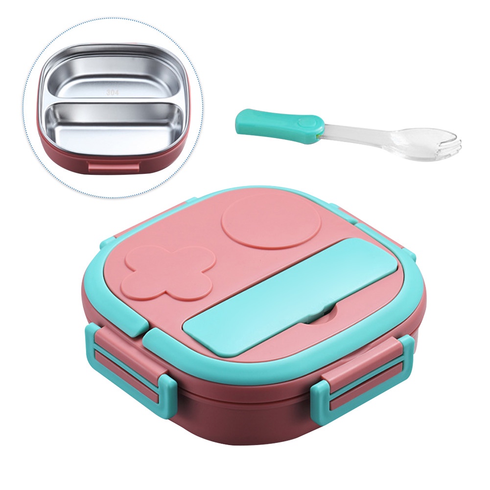 550ml-bento-kids-baby-leakproof-portable-lid-food-storage-snacks-container-stainless-steel-travel-outdoor-picnic-lunch-b