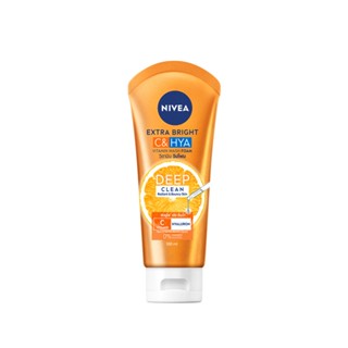 Nivea Extra Bright C&amp;Hya Wash Foam 100ML นีเวีย ไบรท์ ซี&amp;ไฮยา วอชโฟม 100มล.