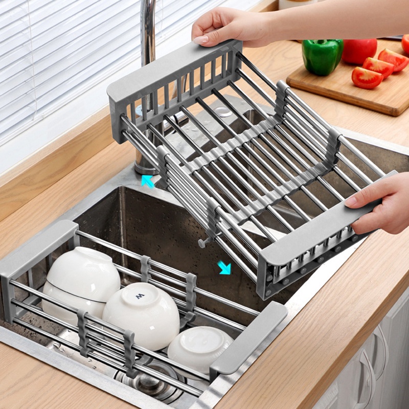48cm-adjustable-stainless-steel-sink-rack-sink-dish-rack-dish-holder-kitchen-sink-storage-rack-dish-draining-rack-fruits