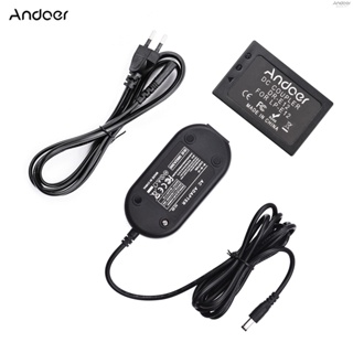 Andoer DR-E12 Dummy Battery AC Power Adapter Camera Power Supply with Power Plug Replacement for  EOS M100 M M2 M10 M50