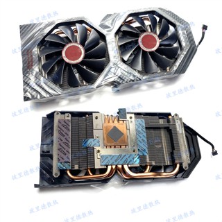 [พร้อมส่ง] พัดลมระบายความร้อน GPU XFX View RX580 588 590 8G CF1010U12S สีดํา