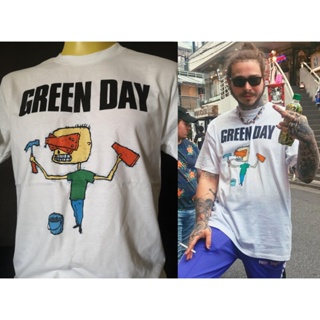 เสื้อยืดเสื้อวงนำเข้า Green Day Nimrod worn by Post Malone Punk Rock Style Vintage T-Shirt_22